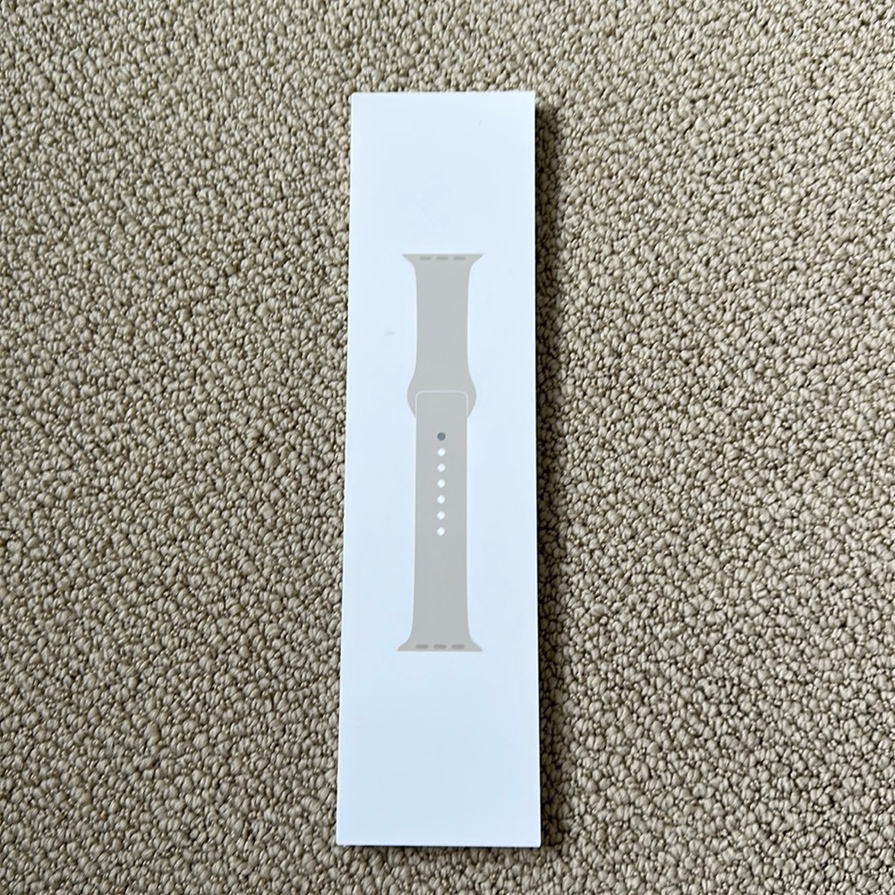 Apple 40mm watch band, brand new, unopened, size s/m, color Starlight